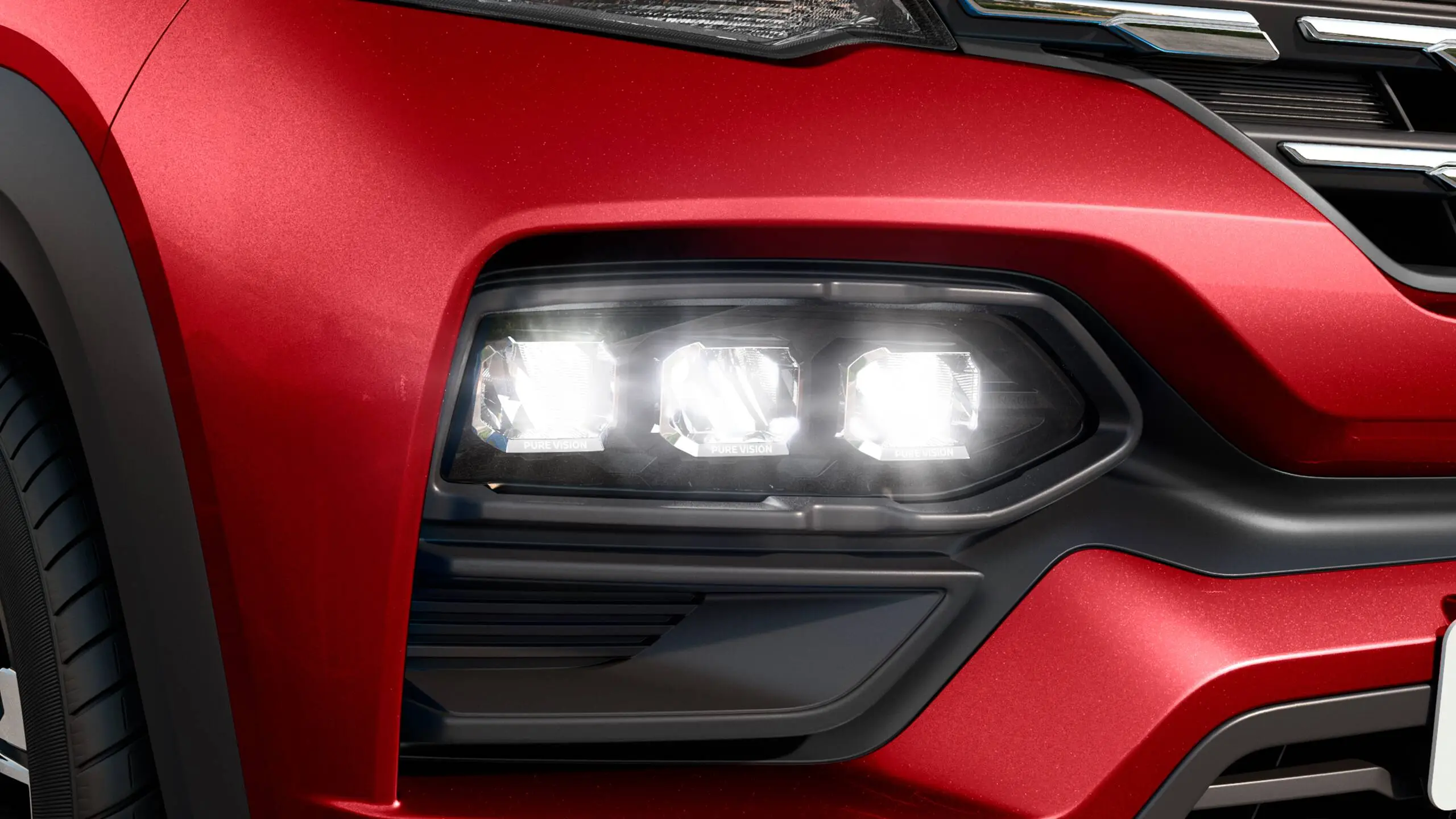 tri-octa pure vision LED headlamps with LED DRLs day & night